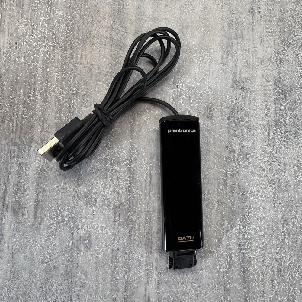 Poly / Plantronics DA70 USB Audio Processor USB to QD Adapter Cable 201851-02